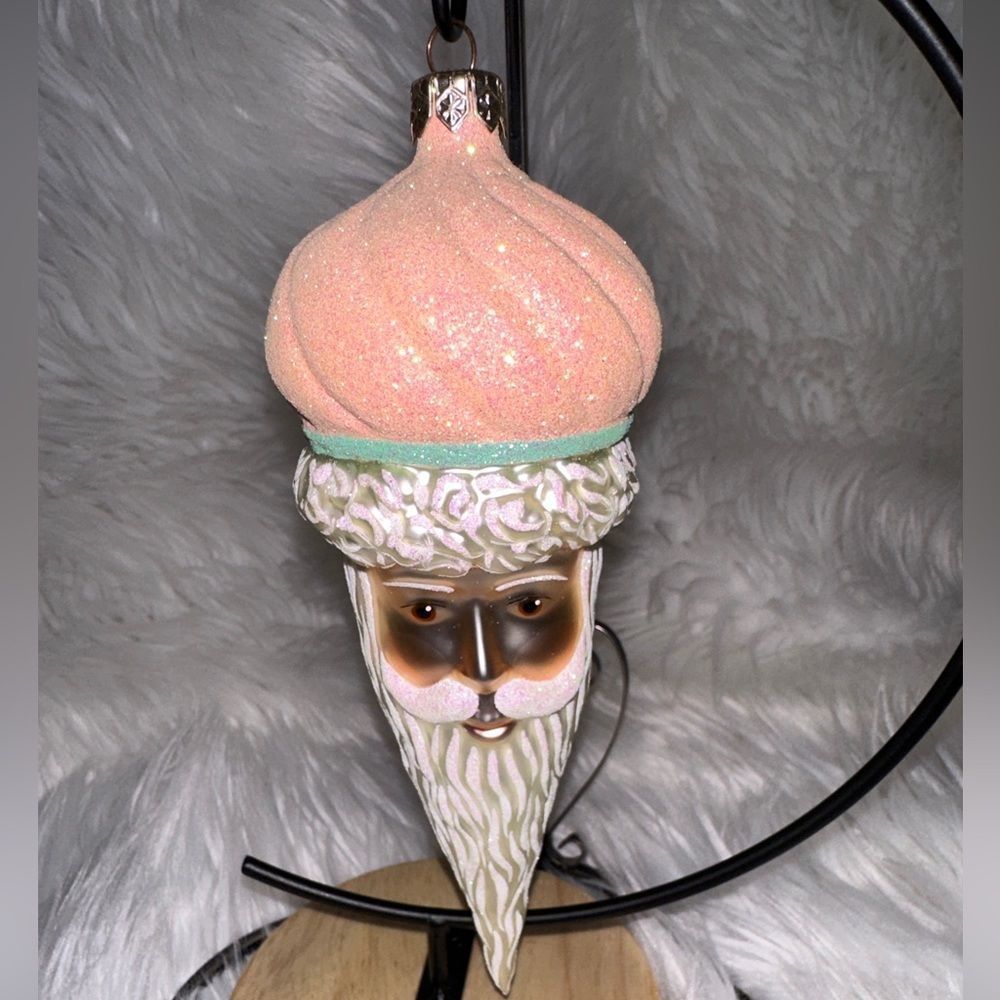 Patricia Breen Christmas‎ Ornament Minsk Santa Tangerine